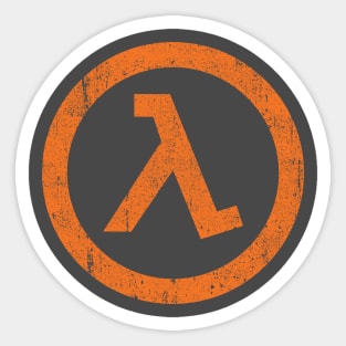 Half Life Lamba Symbol Sticker